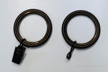 Anneau Houlès © pour tringle à rideaux - pince ou lyre