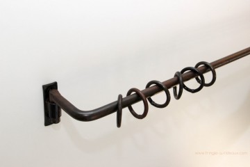 Anneaux sur tringle à rideaux en fer forgé sur mesure - test.tringle-a-rideaux.com