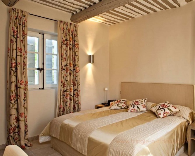 Tringle à rideaux provençale simple 16 sur-mesure en fer forgé