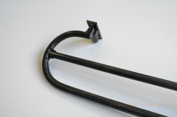 Tringle à rideaux provençale double 16 sur-mesure en fer forgé - produit