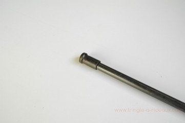 Tringle à rideaux Droite naissance simple 21 sur-mesure en fer forgé boule noircie - détail naissance