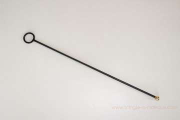 Lance rideaux en fer forgé crochet fermé - test.tringle-a-rideaux.com