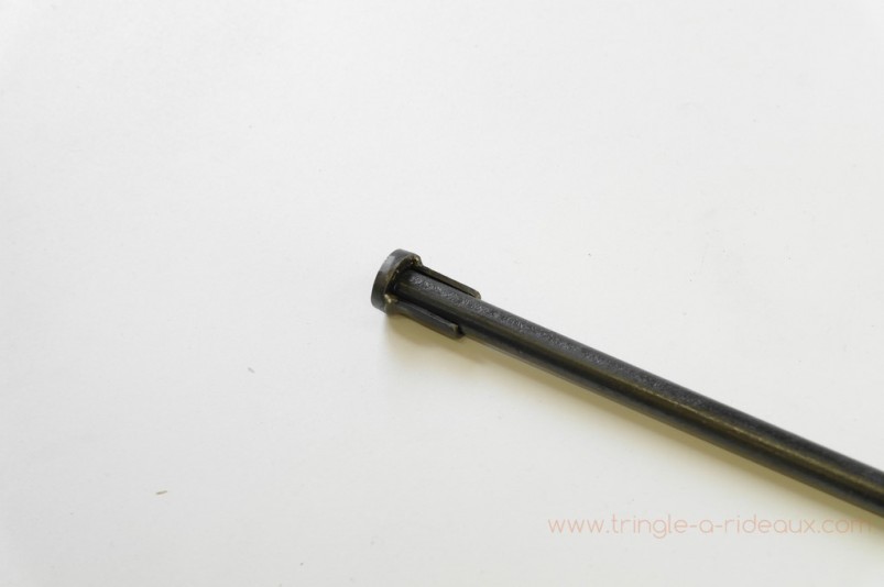 Tringle à rideaux Mur à Mur 12 sur-mesure en fer forgé - détail