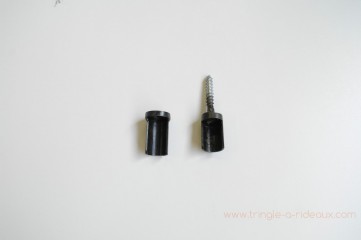 Fixations platine et tirefond en fer forgé - test.tringle-a-rideaux.com