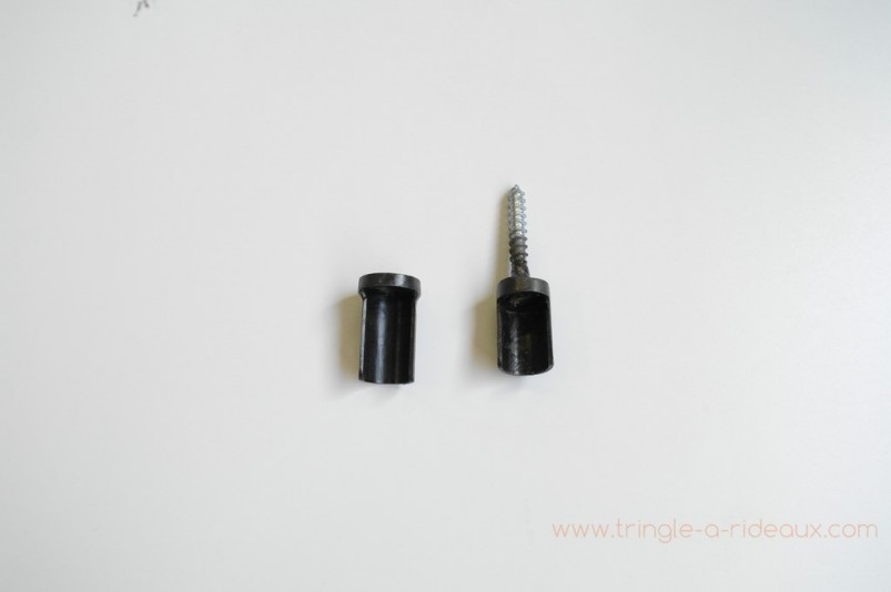 Fixations platine et tirefond en fer forgé - test.tringle-a-rideaux.com