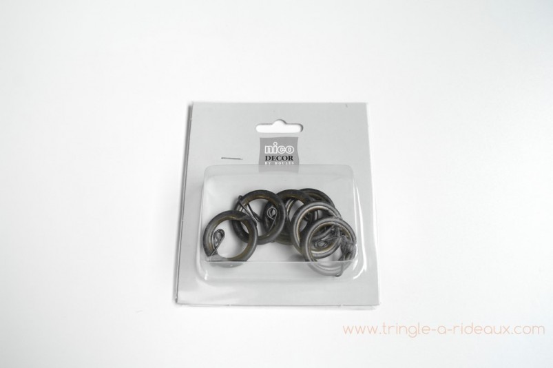 Anneau Houlès © pour tringle à rideaux - lyre boite de 6