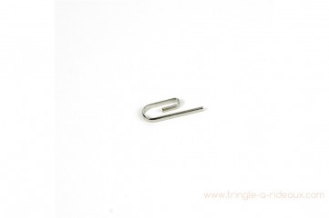 Agrafe pour anneaux grand modèle pour tringle à rideaux en fer forgé - test.tringle-a-rideaux.com