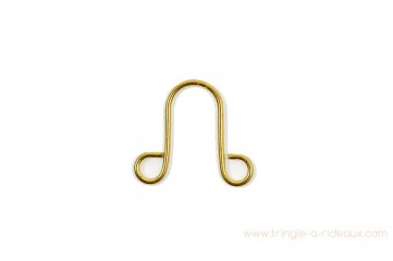 Lyre pour anneaux grand modèle pour tringle à rideaux en fer forgé - test.tringle-a-rideaux.com
