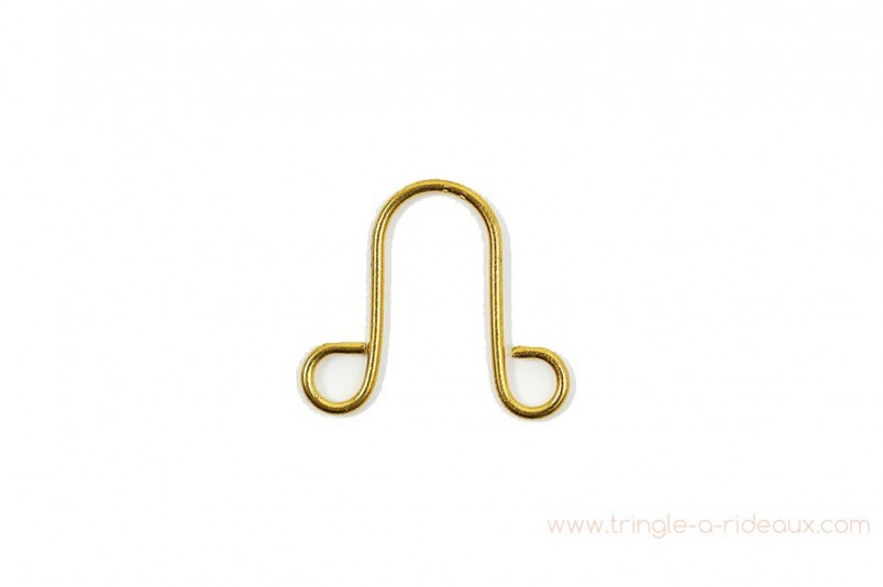 Lyre pour anneaux grand modèle pour tringle à rideaux en fer forgé - test.tringle-a-rideaux.com