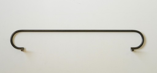 Tringle à rideaux provençale simple 16 sur-mesure en fer forgé - produit