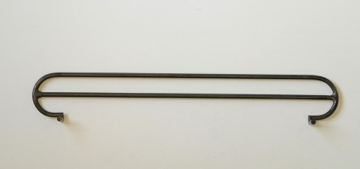 Tringle à rideaux provençale double 16 sur-mesure en fer forgé - produit