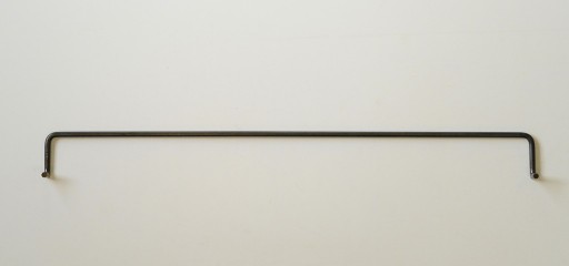 Tringle à rideaux Coudée simple 12 sur-mesure en fer forgé - produit