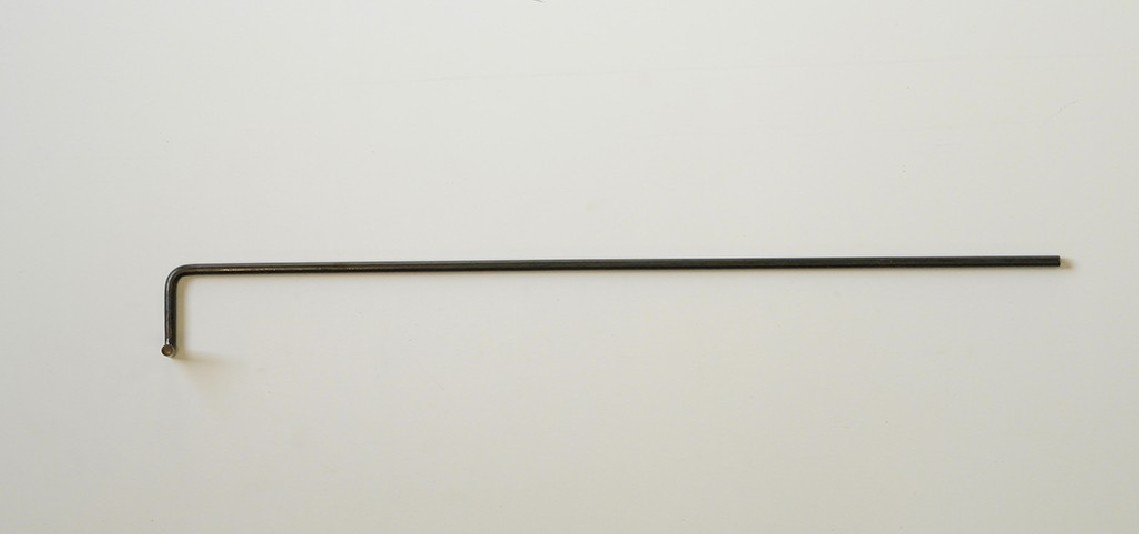 Tringle à rideaux Coudée naissance simple 12 sur-mesure en fer forgé - produit