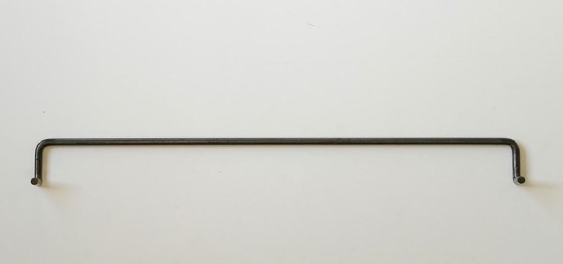 Tringle à rideaux Coudée simple 16 sur-mesure en fer forgé - produit