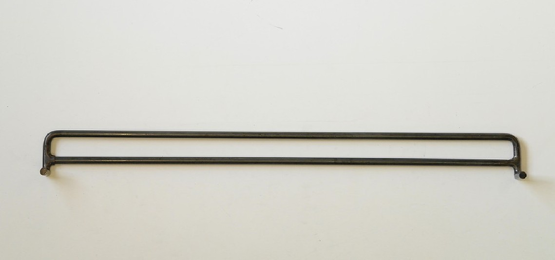 Tringle à rideaux Coudée double 16 sur-mesure en fer forgé - produit