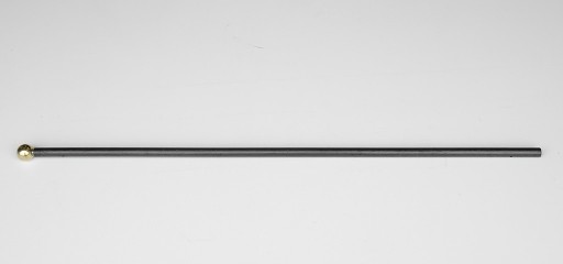 Tringle à rideaux Droite naissance simple 16 sur-mesure en fer forgé boule dorée - produit