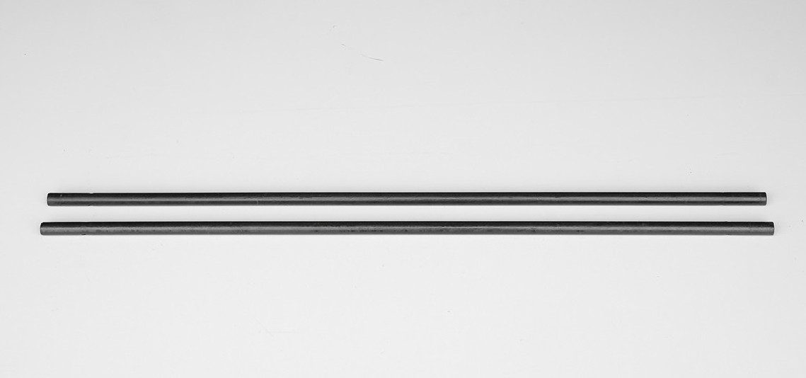 Tringle à rideaux Droite naissance double 16 sur-mesure en fer forgé sans embout - produit