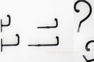 Crochets d’embrasses tringle-a-rideaux.com le spécialiste de la tringle à rideaux sur mesure