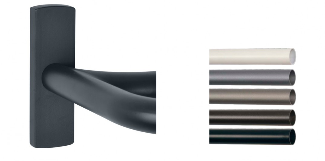 Tringle Bastide Corner Double Naissance Noir Couverture