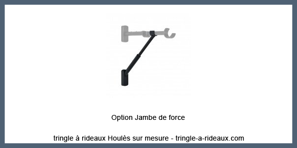 aide sur Option Jambe de force tringle à rideaux sur mesure Houles