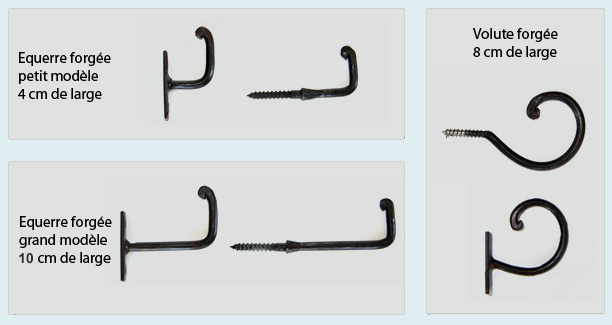 Crochets d'embrasses pour embrasses en tissus Crochets d'embrasses forgés pour embrasses en tissus rideaux - test.tringle-a-rideaux.com