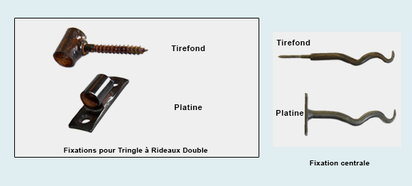 fixation pour tringle à rideaux Provencale - tringle-a-rideaux.com