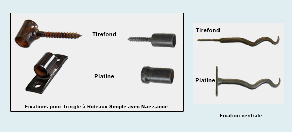 fixation pour tringle à rideaux Coudée - tringle-a-rideaux.com