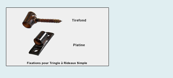 fixation pour tringle à rideaux Provencale - tringle-a-rideaux.com