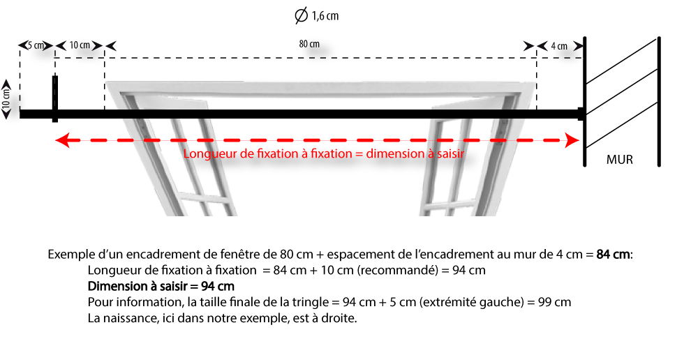 tringle à rideaux naissance simple droite 16 - tringle-a-rideaux.com tringle à rideaux naissance simple droite 16 - tringle-a-rideaux.com